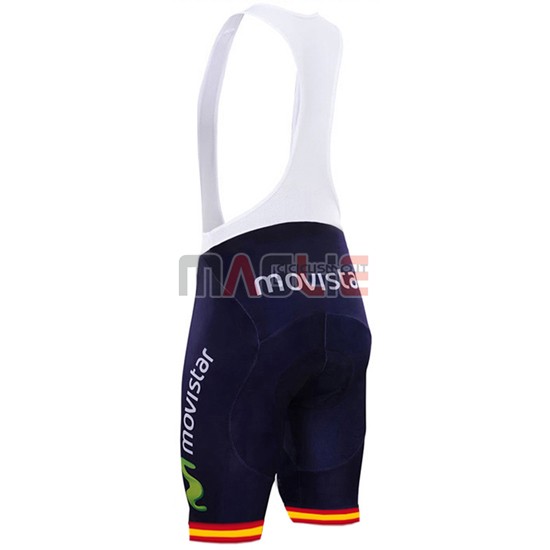 Maglia Movistar manica corta 2017 verde e blu